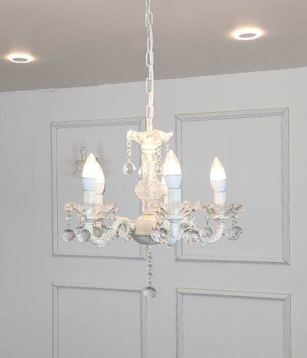 로코 5등 크리스탈식탁등 LED식탁등